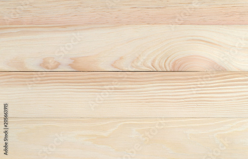 Vászonkép Close view of an unfinished pine wood table top