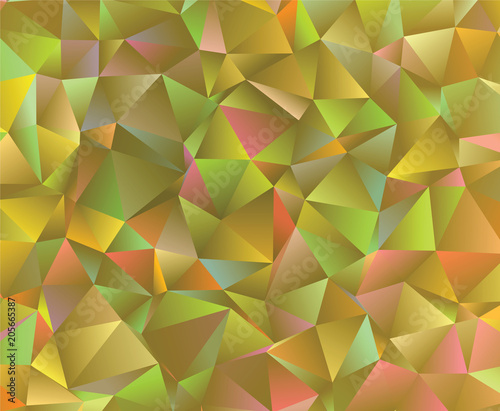 Vector low poly background. Creative abstract template with gradient. Triangular pattern for your design works.