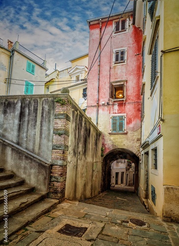 Vászonkép Piran - Gassen - Stimmung