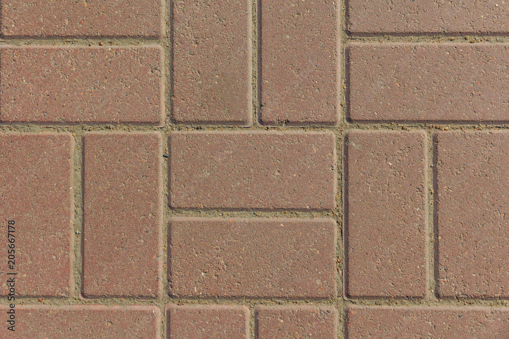 Obraz premium paving rectangular tile close-up