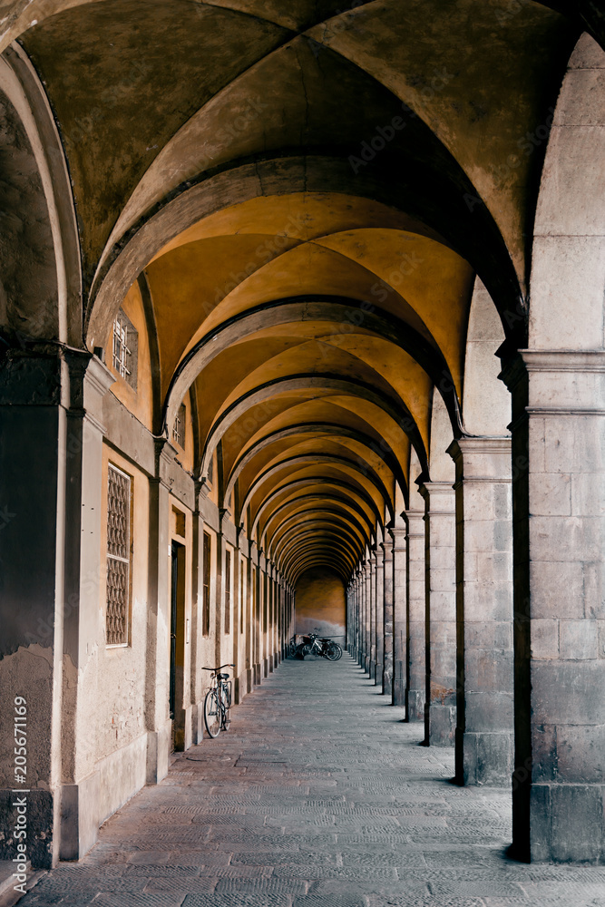 An arched passageway
