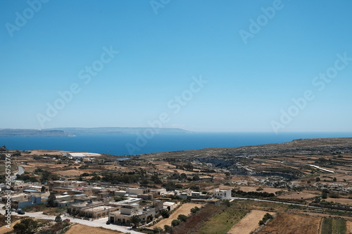 Malta 2018 - Sea view in Gozo island, Xewkija town