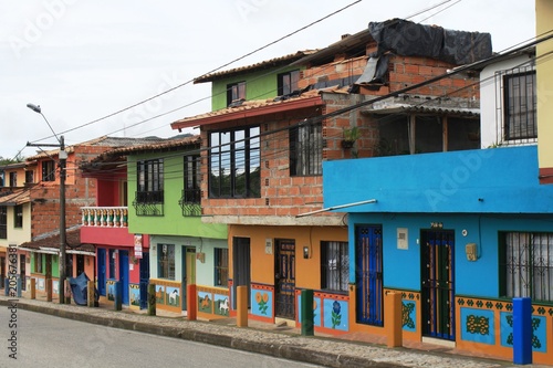 colorful houses in Guatapé, Colombia
