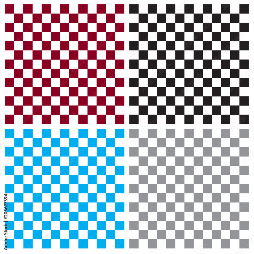 Chess board background with square shape icon collection Chess board background with square shape icon collection