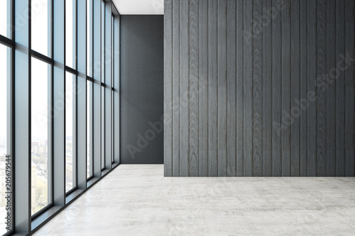 Empty interior with copyspace