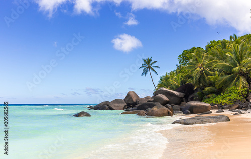 Paradise beach in the Seychelles