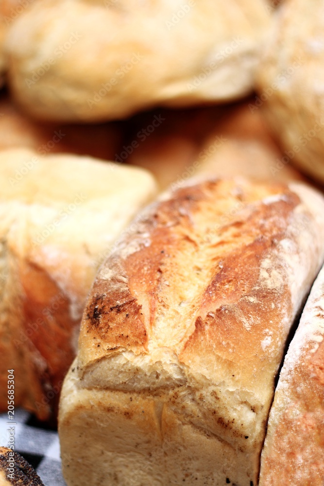 bread on display