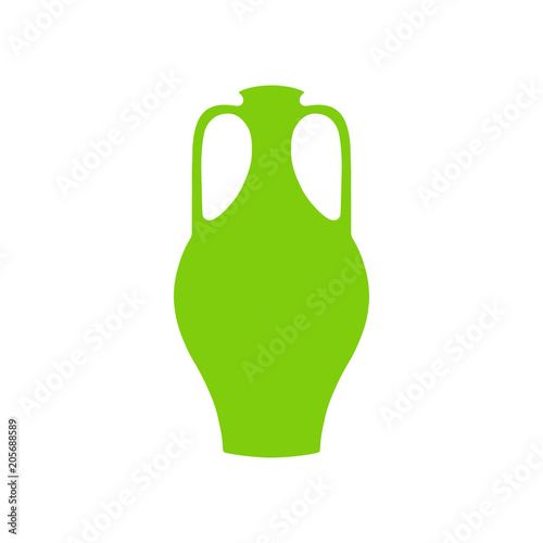 Pitcher, vessel flat icon. Pitcher outline. Vector illustration