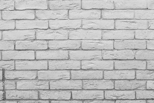 brick wall white