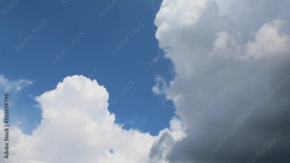 Dark clouds in the sky right before a rainstorm footage. Dark clouds in the sky right before a rainstorm footage.