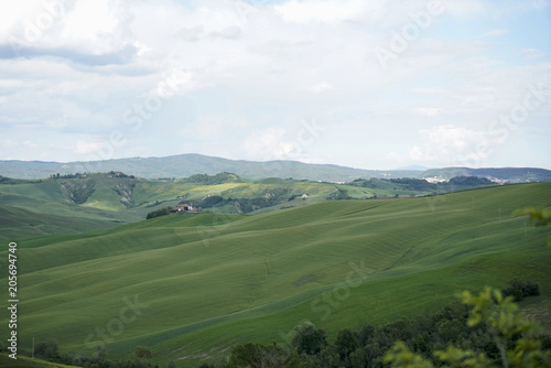 Crete Senesi near Asciano, Siena, Tuscan Italy, Magnificent landscape of the Tuscan countryside  © GianLuca