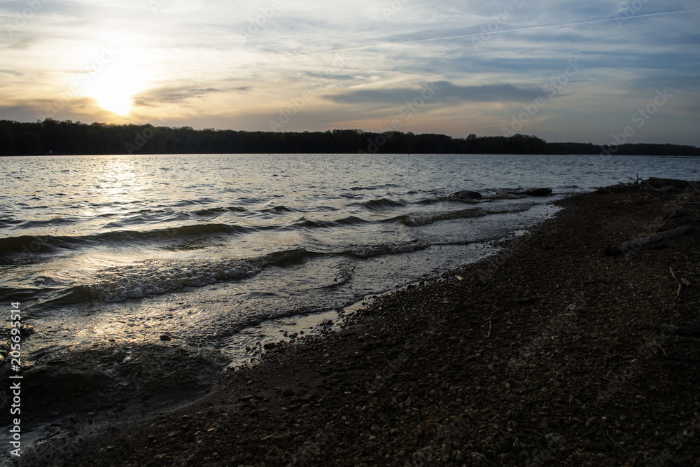 Sunset at Percy Lake