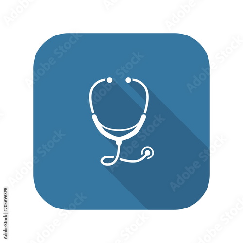Stethoscope and Medical Services Icon.