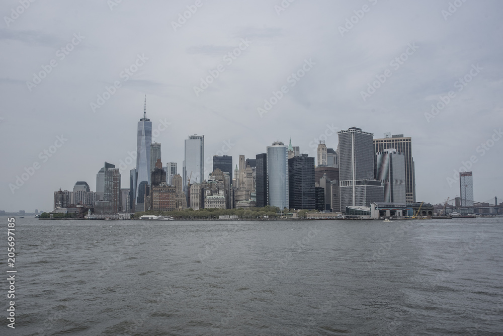 Manhattan Skyline from Staten Island's ferry Manhattan Skyline from Staten Island's ferry
