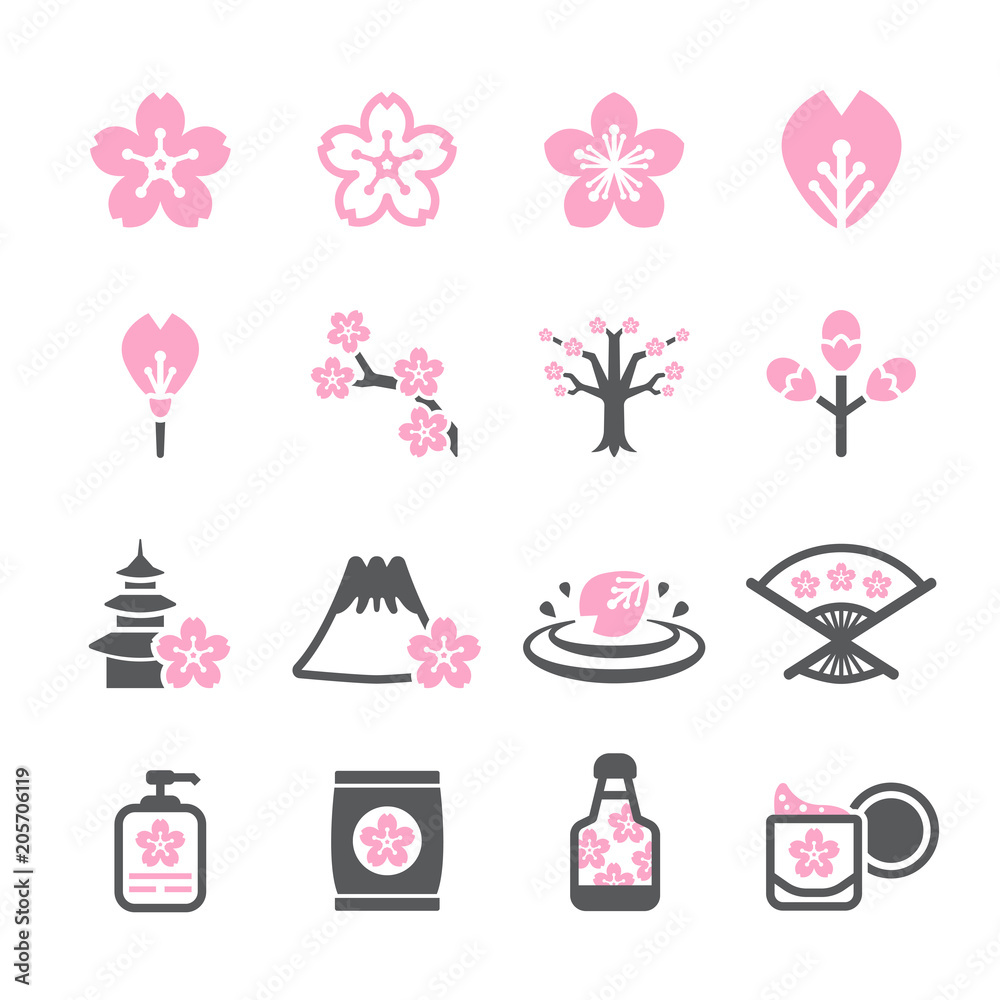 Sakura icon set