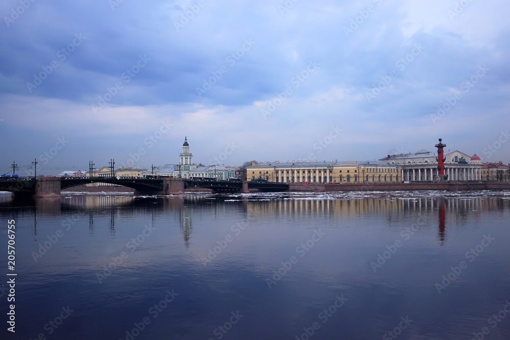 Saint Petersburg city. Russia. Beautiful view.