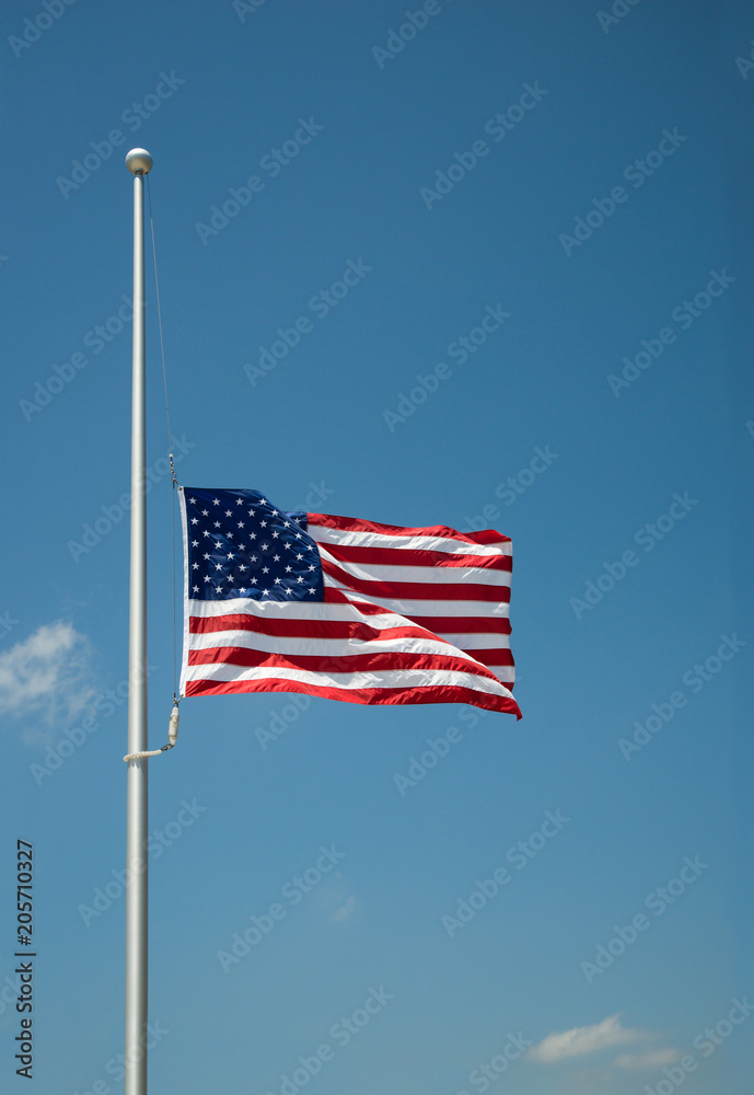 Half Staff On The Pole