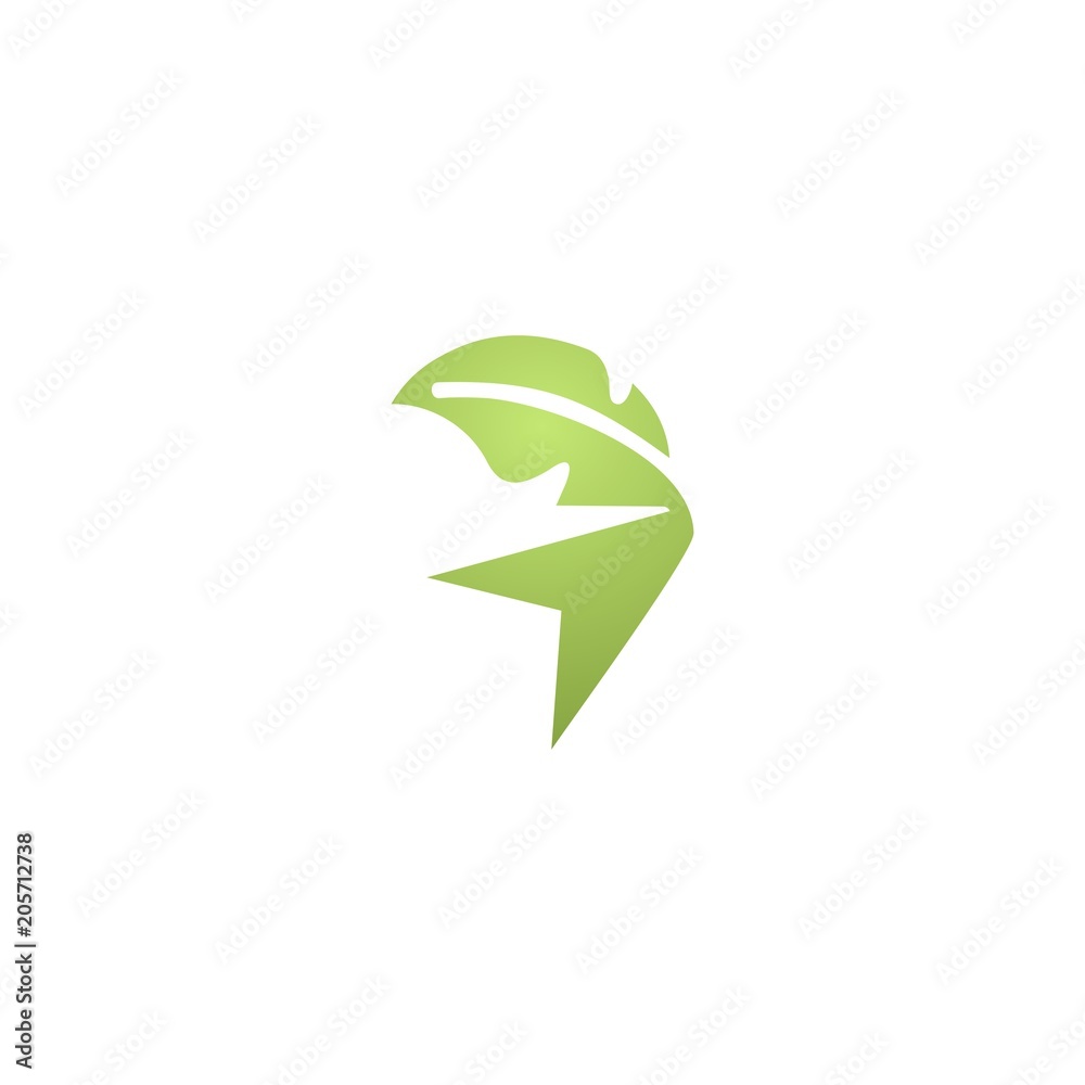 Green Leaf Icon Vector Illustrations, Green leaf logo illustration, silhouette leaf symbol logo Green Leaf Icon Vector Illustrations, Green leaf logo illustration, silhouette leaf symbol logo