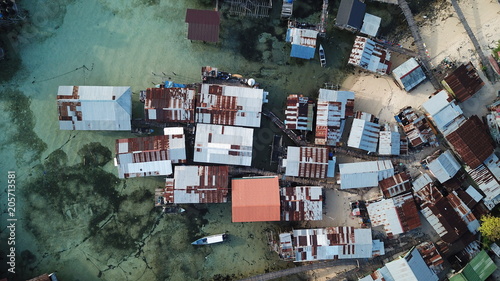 Poor slum at risk from climate change and rising sea levels 