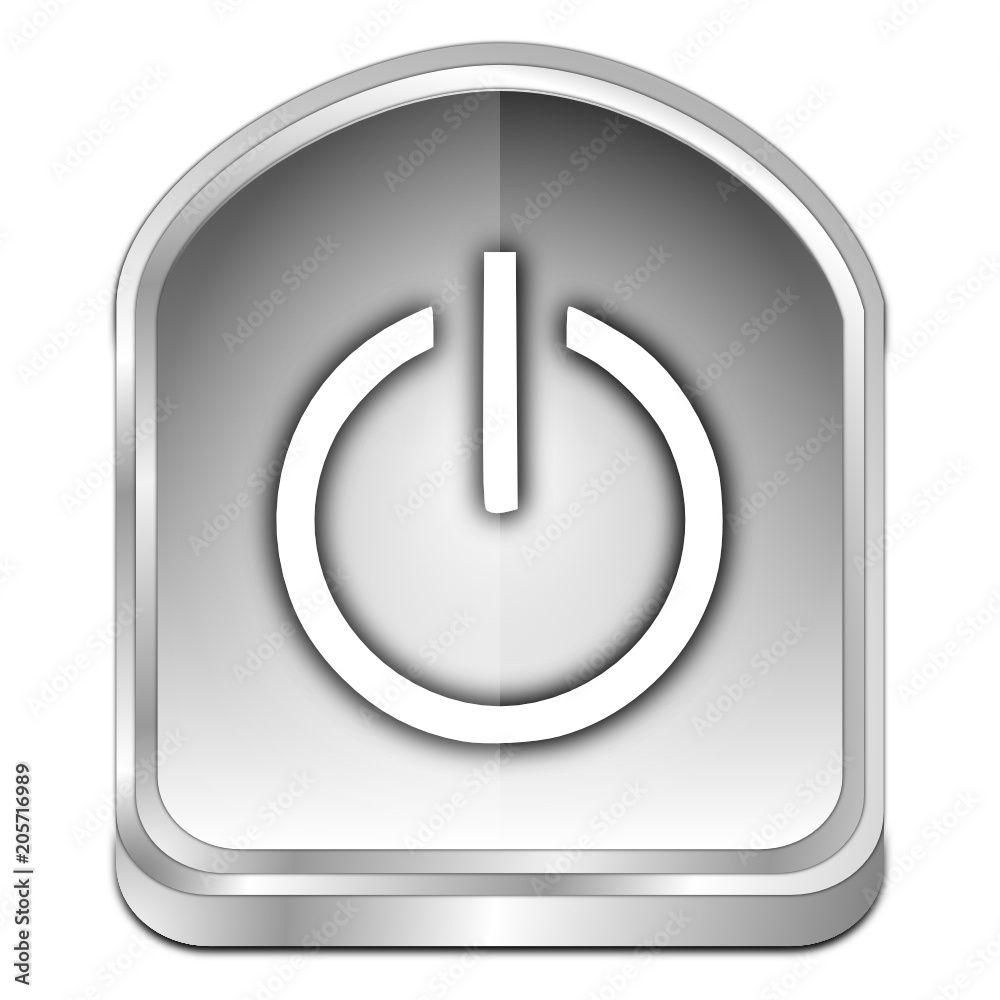 Power Button - 3D illustration Power Button - 3D illustration
