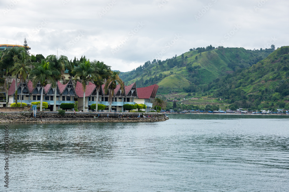Lake Toba in the Indonesian island of Sumatra Lake Toba in the Indonesian island of Sumatra