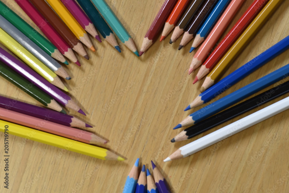 色鉛筆のハート