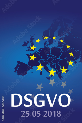 DSGVO Europa  - EU Datenschutz-Grundverordnung