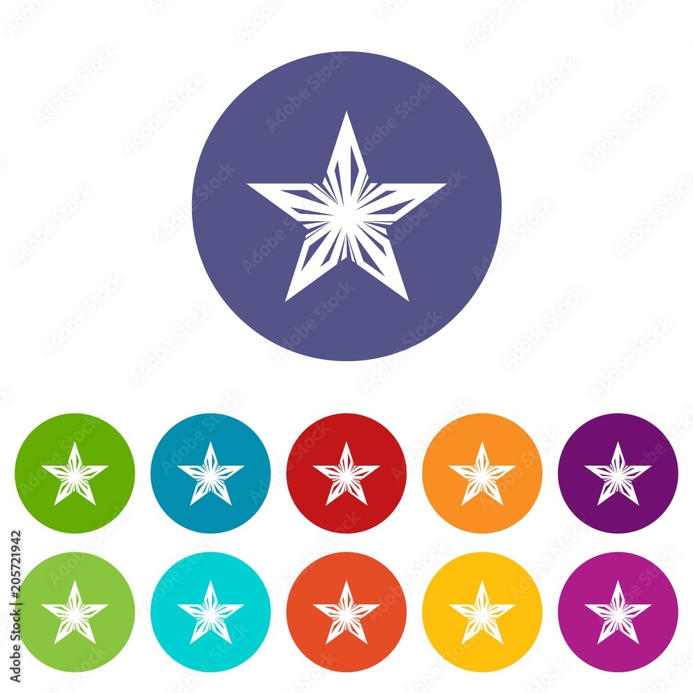 Star icon. Simple illustration of star vector icon for web Star icon. Simple illustration of star vector icon for web
