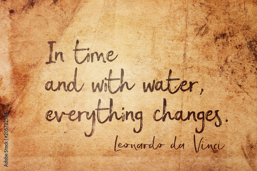  time with water Leonardo