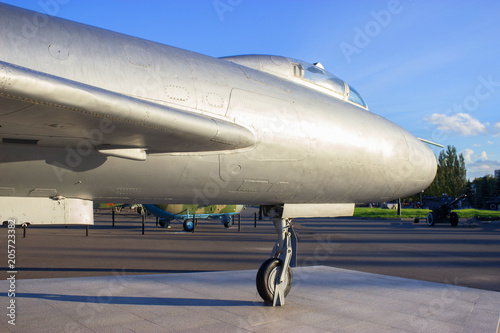 army plane on the ground photo