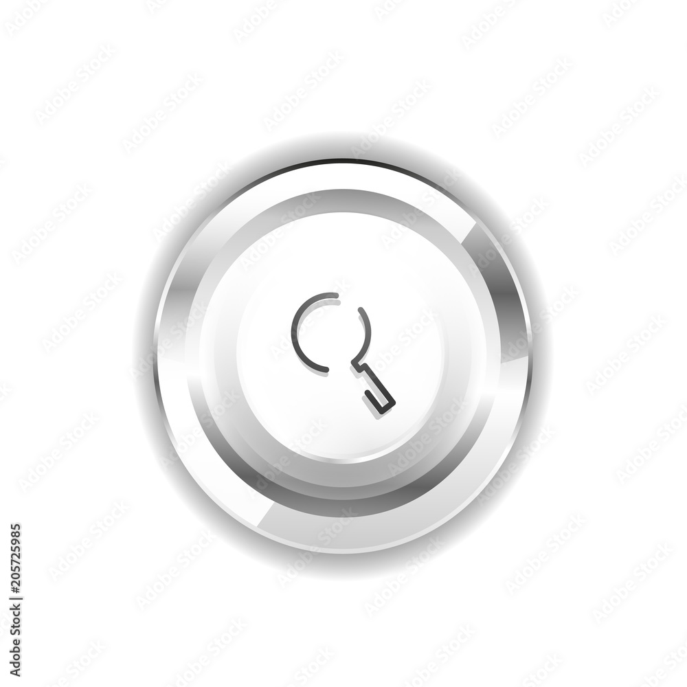 Search magnifyier web button, magnify icon. Modern magnifying glass sign, web site design or mobile app Search magnifyier web button, magnify icon. Modern magnifying glass sign, web site design or mobile app