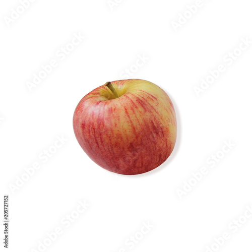 Apple on white background