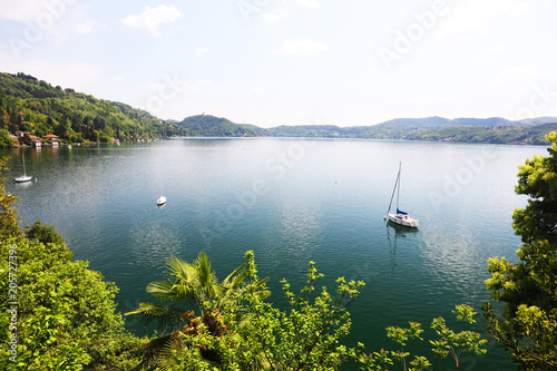 Orta San Giulio, famous resort on the eastern shore of Orta Lake, Italy, Europe