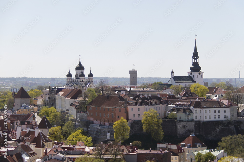 Panorama urbain à Tallinn, Estonie	