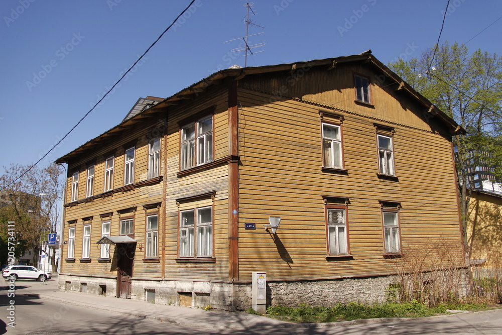 Maison en bois à Tallinn, Estonie