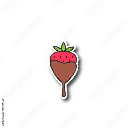 Chocolate covered strawberry patch