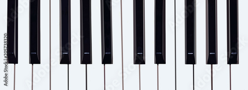  Piano keyboard, black and white colors.Background.