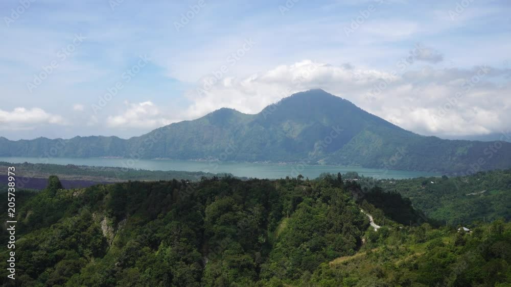 Landscape of Batur volcano on Bali island, Indonesia Landscape of Batur volcano on Bali island, Indonesia