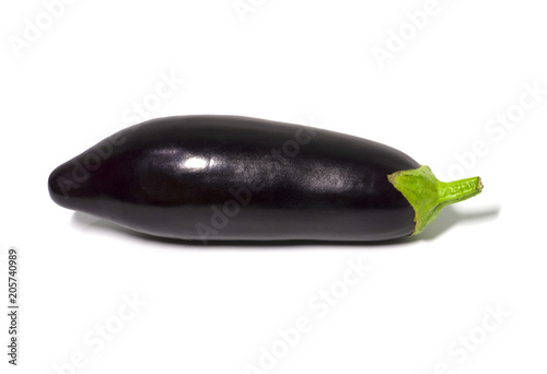 Wallpaper Mural purple eggplant isolated on white background. vegetable, object Torontodigital.ca