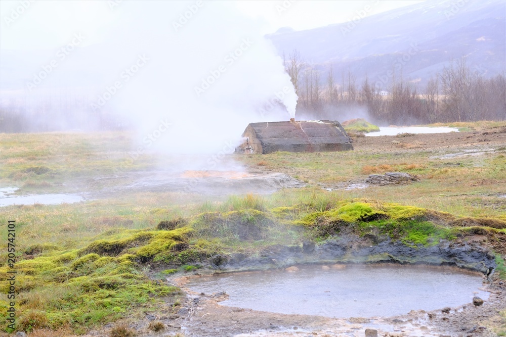 Fototapeta premium Iceland geysir