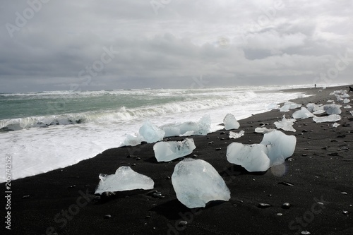 Iceland glacier beach 