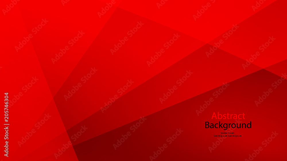 Red color and black color background abstract art vector 
