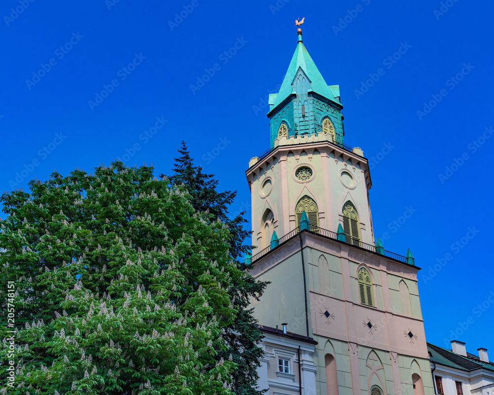 Fototapeta premium Colorfull church in Lublin, Poland