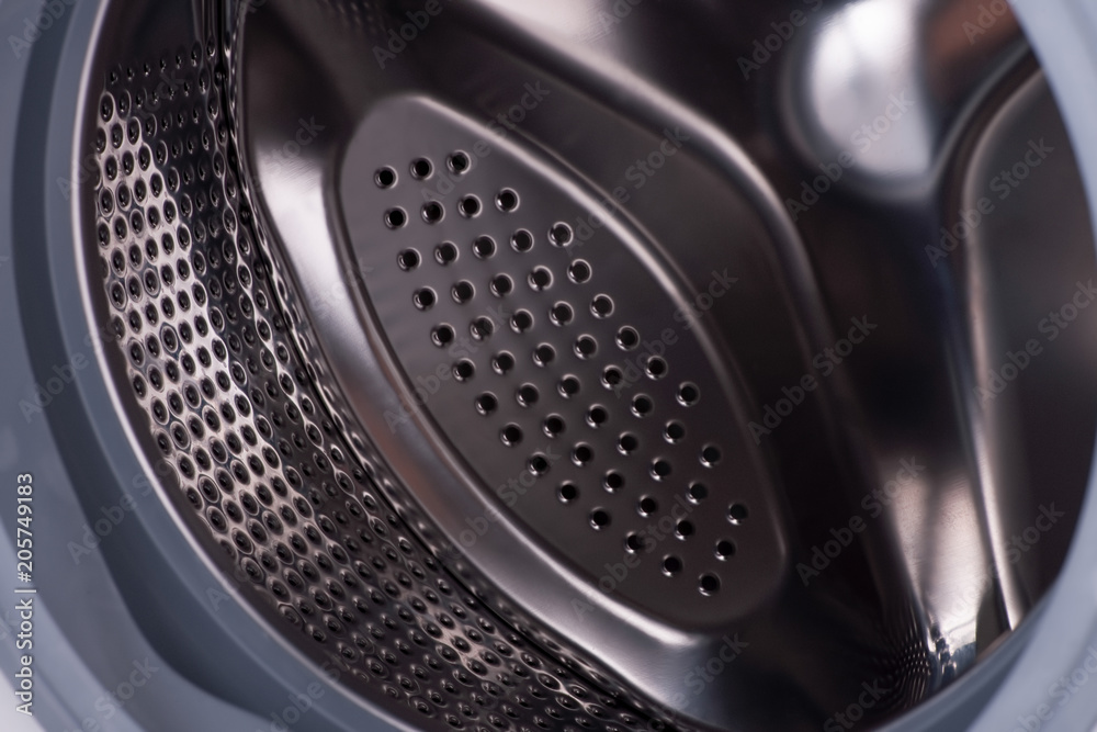drum washing machine, close-up drum washing machine, close-up