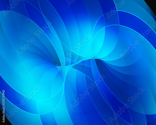 Abstract vector background composed of simple elements