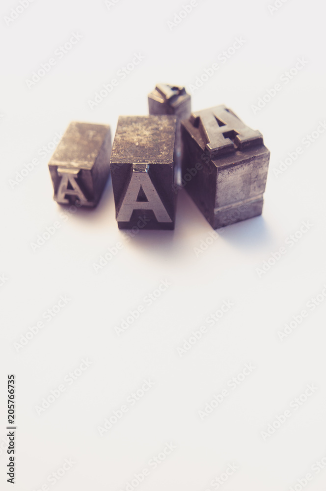old metal letters old metal letters