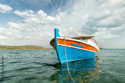 Wooden fish boat