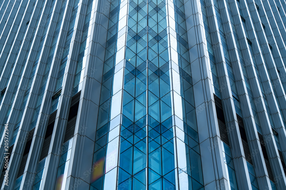 windows of business building windows of business building