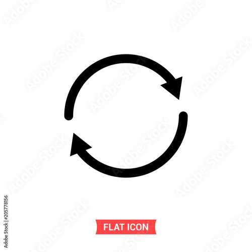 Cached vector icon, restart symbol