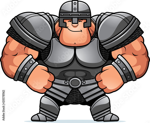 Cartoon Warrior Confident